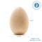 Wooden Eggs Unfinished Flat Bottom, Multiple Sizes Available, Craft Eggs & Easter Ornaments | Woodpeckers